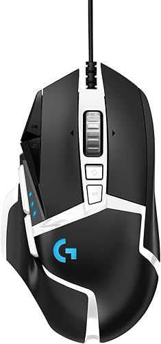 Logitech G502 Lightspeed - Mouse inalámbrico para juegos, BlancoNegro