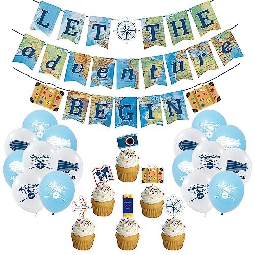 Addobbi per Feste Viaggio Palloncini Mappa di