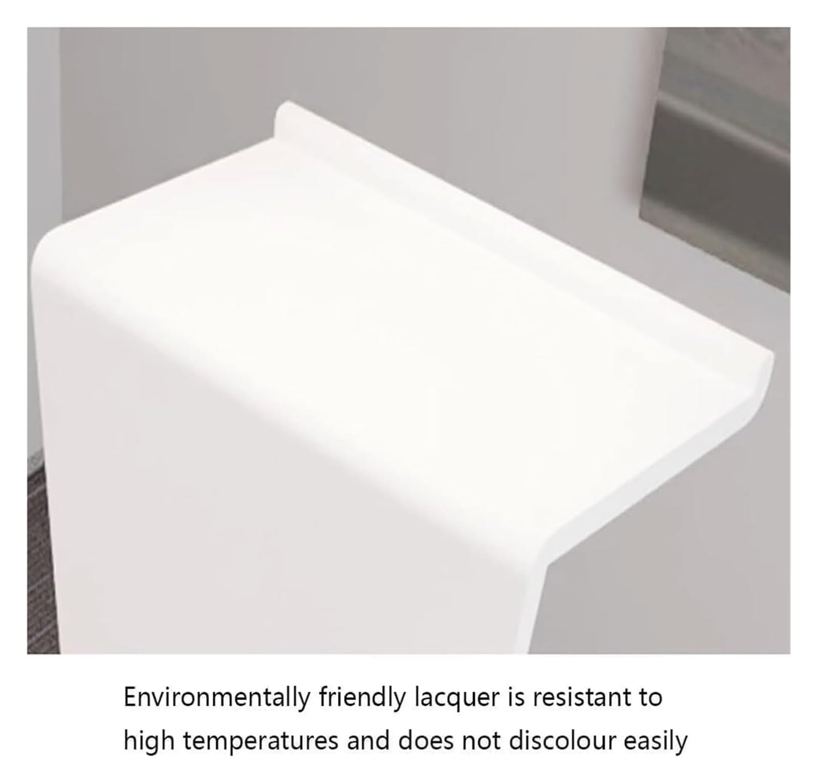 Lutrin moderne en bois polyvalent pour présentations, hôtel, réception, bureau, design en bois blanc, idéal pour les événements, les conférences en public et les slish