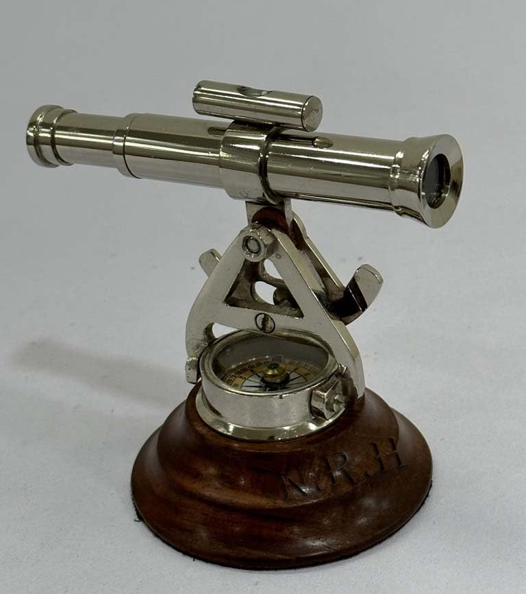 Telescope Brass Spyglass Pirata Monocular Mini Vintage miniatura 3