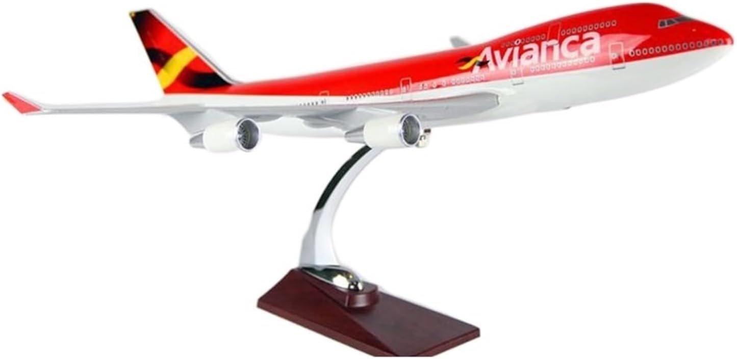 1 150 for Boeing B747 Prototype Airline Plane Model Light Wheel Scale Die Cast Resin Adult 47CM Hobby Playgame Kit