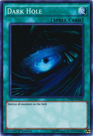 yugioh dark hole dragon deck Amazon.com: YU-GI-OH! - Dark Hole (DESO-EN042) - Destiny Soldiers - 1st  Edition