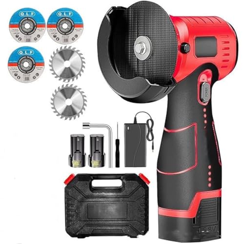 Ypdnsme ポリッシャー コードレスミニアングルグラインダー 充電式ブラシレス電動ポリッシャー 家庭用・車用 切断/研削/鏡面研磨/傷除去 多機能電動工具 ポータブルリチウム電動アングルグラインダー 過熱保護&バッテリーディスプレイ (A8ブラシレスモ