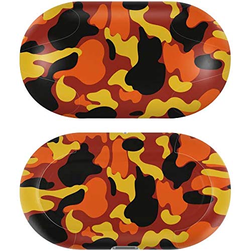Skinit Decal Audio Skin Compatible with Galaxy Buds+ - Officially Licensed Skinit Originally Designed Orange Camo Design