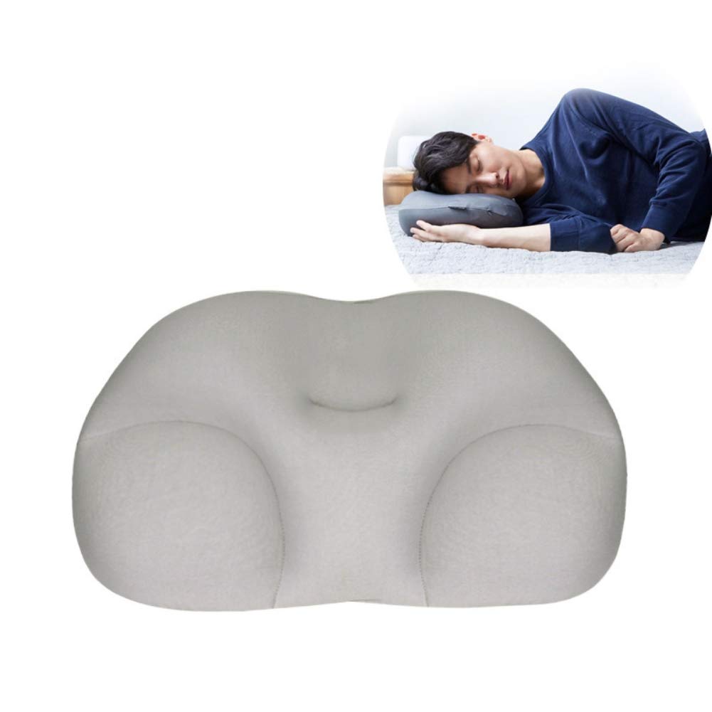 Microbead Pillows - Small Pillows for Deep Sleeping and Traveling, Addiction Neck Pillow with Micro Airballs for Neck Pain -Ergonomic for Side and Back Sleeper, Machine Washable