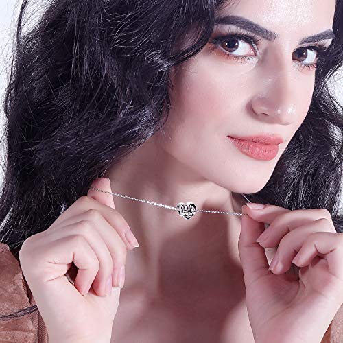 Ningan Love You Mum Charm For Charms Bracelet 925 Sterling Silver Love Heart Charm Bead For Necklace - Mother's Day Birthday Jewelry Gift For Women #TOP3