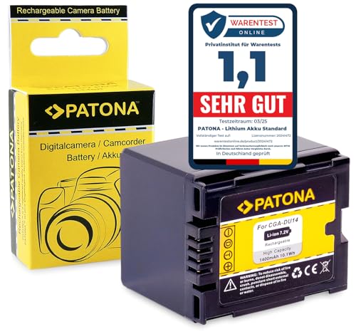 ✅ PRESTAZIONI AFFIDABILI PER RIPRESE PROLUNGATE - Con una capacità di 1400mAh e 5,0Wh, questa batteria assicura energia costante per registrazioni video di lunga durata, ideale per catturare ogni momento senza interruzioni.
