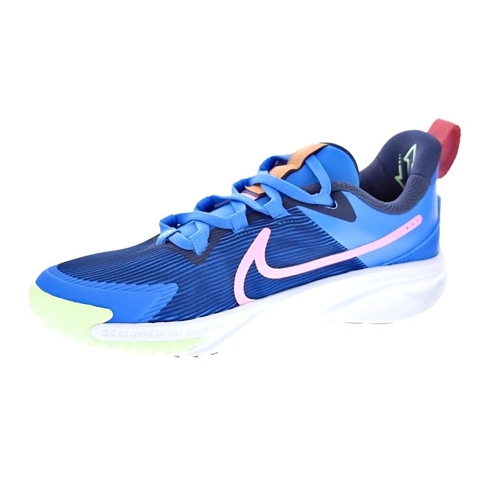 NIKE Star Runner 4 NN Lil (PS), Zapatillas bajas Lt Photo Blue Adobe Summit White,