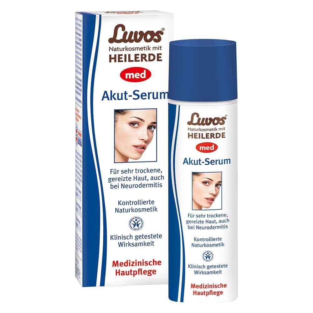 LUVOS Naturkosmetik MED Akutserum - Hocheffektives Gesichtscreme für problematische Haut von Experten empfohlen 50 ml