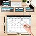 Goodtimes Desk Calendar | Wall Calendar 2018-2019 | Monthly Planner Runs from September 2018 – December 2019 | 17”X11.4” | Hanging Wall Calendars Thick Paper | Desk Pad Calendar Family & Office