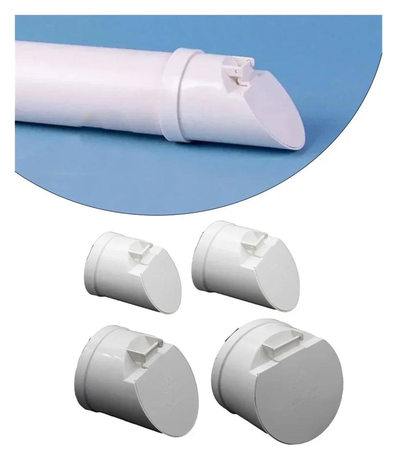 Valvola di ritegno for tubo scarico in PVC Il pavimento del tubo di drenaggio in PVC scarica il coperchio della valvola spostamento a chiusura automatica Antiodore Anti riflusso