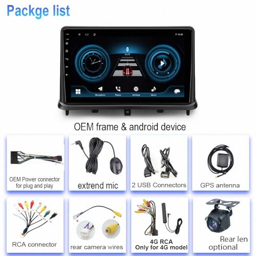 Incell touchscreen radio coche Bluetooth compatible con Chevrolet Trailblazer 2017-2019 7