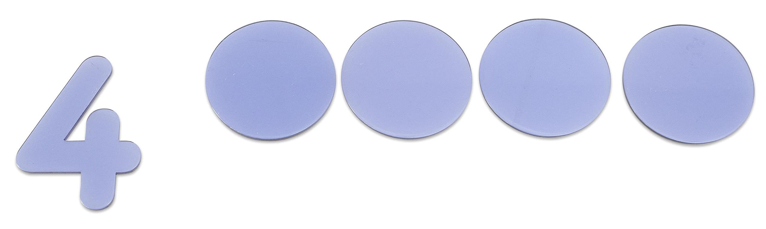 SUNNYSUE 766237 - Zahlen-Mengen Acrylformen - Rechnen Mathematik Grundschule