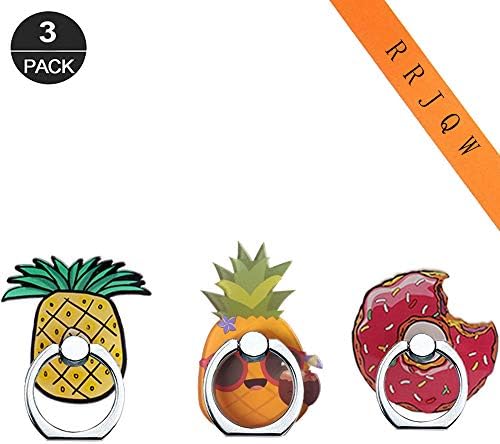 Phone Ring Holder Stand,Pineapple Phone Ring Stand Holder 360 Rotation Finger Ring Grip Stand for Cellphones,Smartphones and Tablets(pineapple ,doughnut)