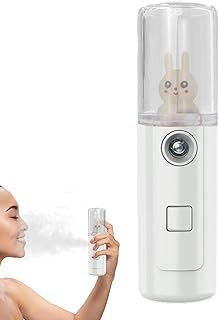 Rosto Senhor - Névoa Facial Portátil Nano Hidratante Prático,Eyelash Aftercare Tool - Vaporizador facial recarregável para salão cílios, maquiagem e tratamentos para a pele Hmltd