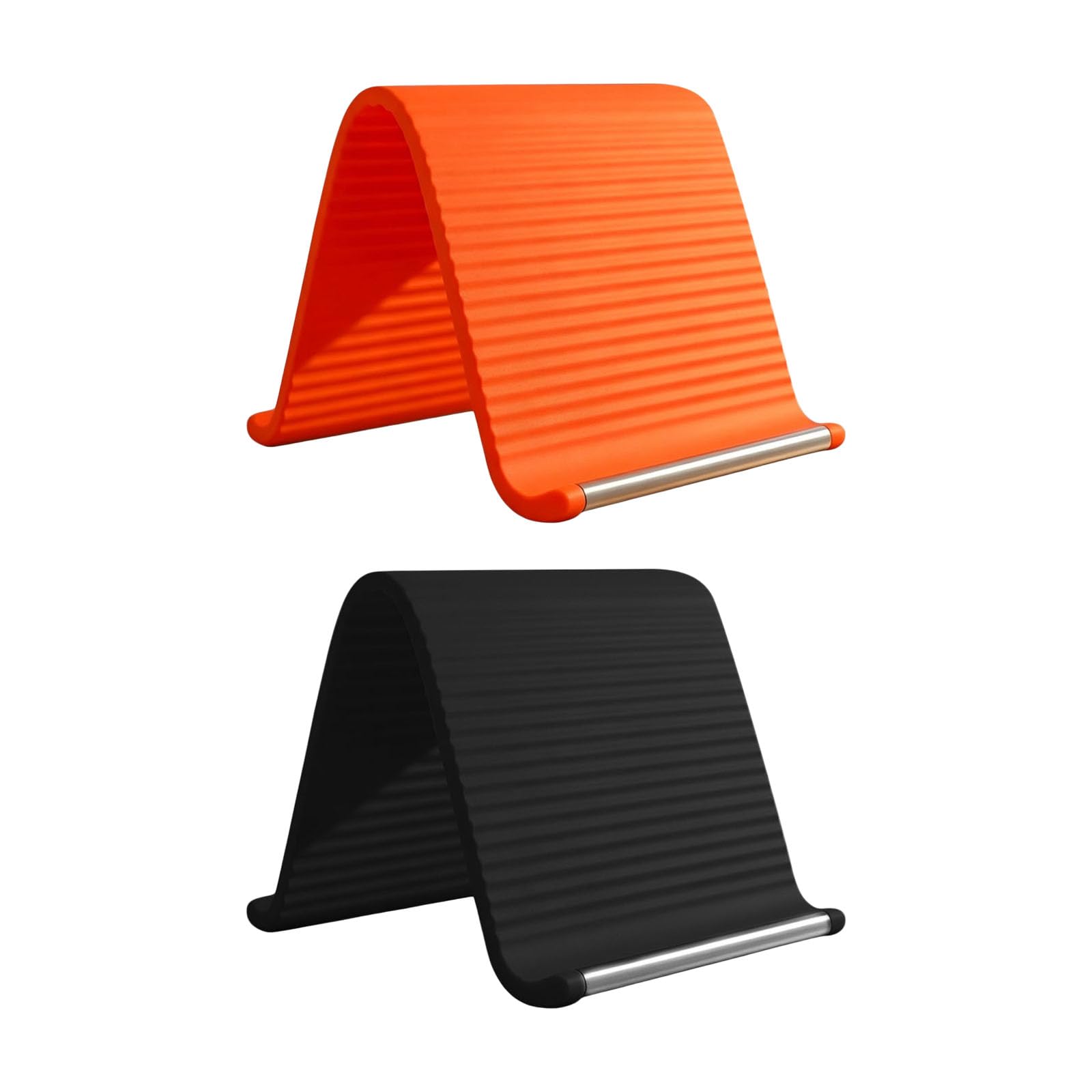 Cellphone and Tablet Stand Companion Secure Grip Airplanes Phone Holder Mount Flexible Holder for Flying, Desk Foldable Silicone Parking Plate Phone