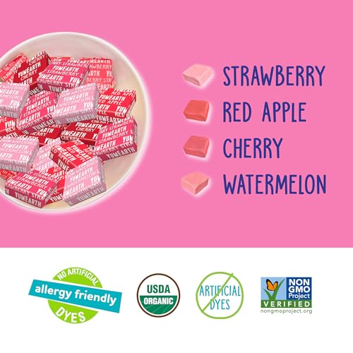 Image of YumEarth Organic Chewys Fruity Reds, 5oz Non GMO, Gluten Free, Vegan, Dye Free Candy - Allergen Friendly