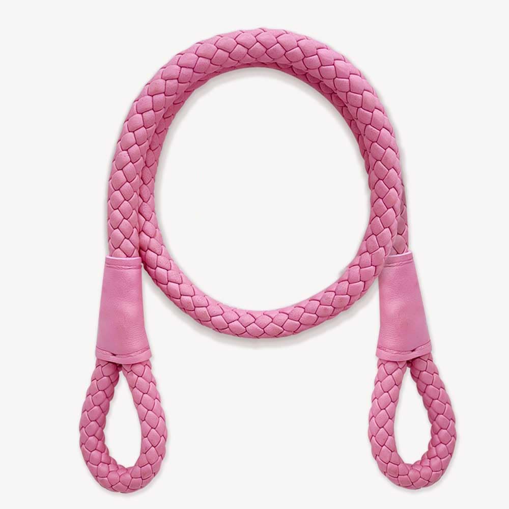 PonyCycle Caballo con Ruedas - Rosa Riendas (Longitud 85 cm)