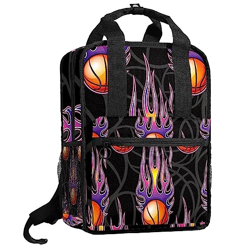 Sac à dos violet pour enfants avec bretelles réglables dimensions 35.5x26x12 cm