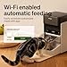 PETLIBRO Upgraded RFID Automatic Cat Feeder, 5G Wi-Fi Automatic Pet Feeder, 3L Auto Cat Feeder App Control with Light Collar Tag, Tag Activated One Automatic Cat Food Dispenser 1-10 Meals Control