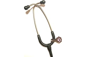 Stethoscope Charms with Paw Print - Engraved Medical Gift