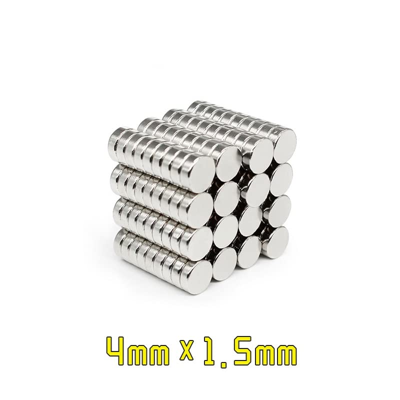 50/100/200/500/1000/3000 szt. 4 x 1,5 okrągły mały stały dysk magnetyczny .5 mm 4 * 1 (1000 szt.)