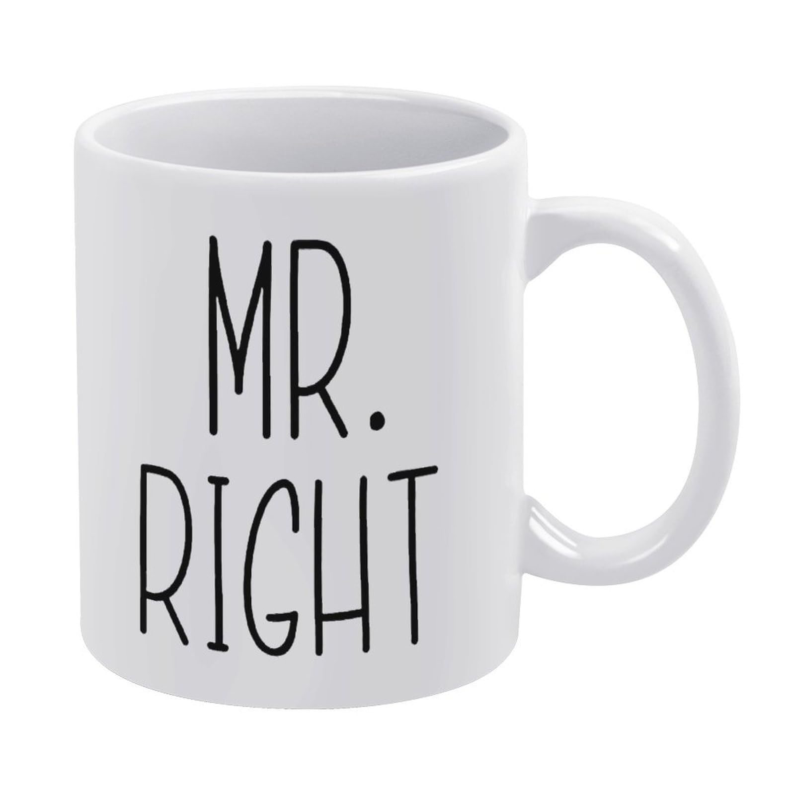 Estiyond 11 Oz White Coffee Mug - Fall Design, Ceramic, Microwave & Dishwasher Safe, Double-Sided Print - View #8