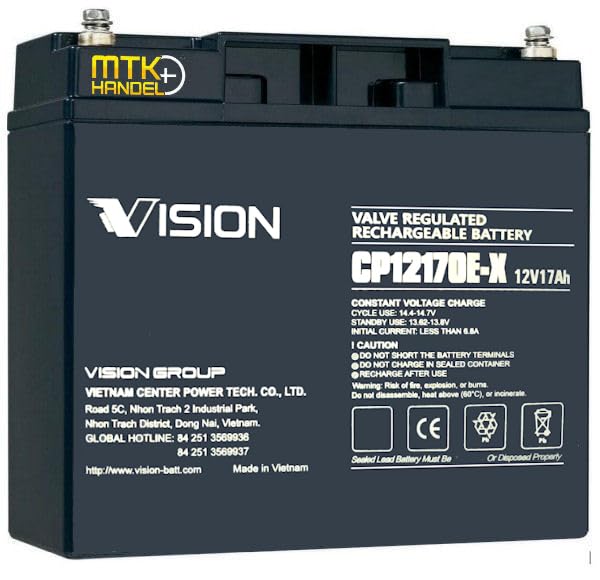 VISION AGM-Akku CP12170 E-X 12V 17Ah