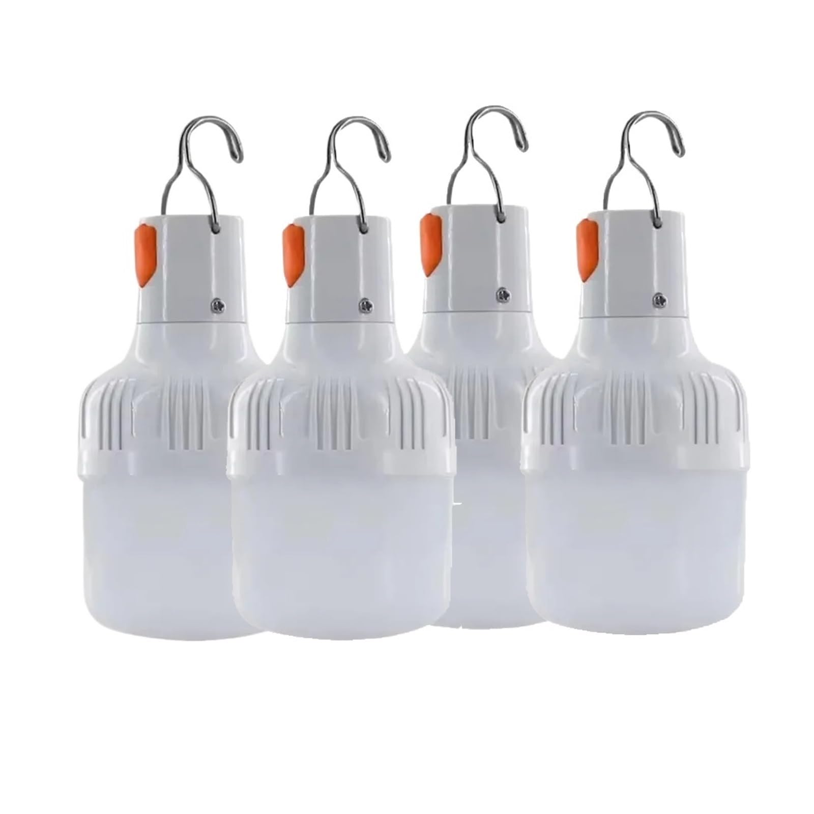 HVSYVVSRL 1-4pcs Rechargeable LED Portable Lights Indoor Outdoor Emergency Hookup With Battery Flashing For Barbecue Tent Camping Brilliant Illumination(60W 4pcs)