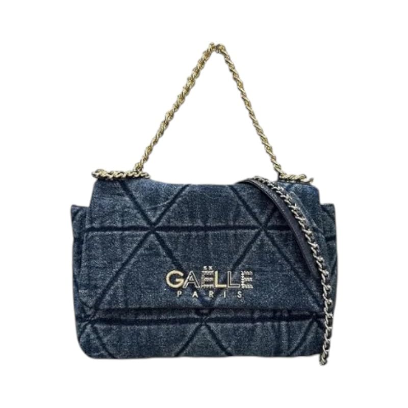 Sac matelassé denim Gaelle Gaacw02400 un relief unique en coton bleu
