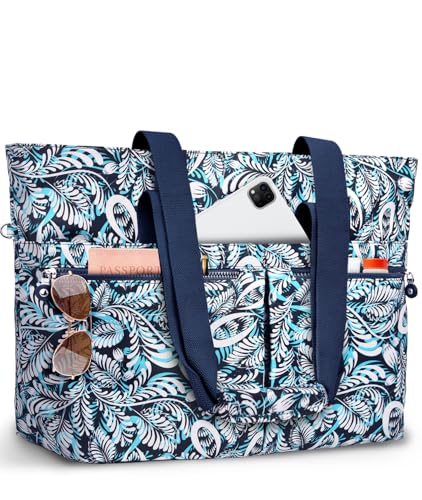 ENONEO Borsa Mare Donna Grande Borsa Spiaggia Famiglia 45L Impermeabile Borsas Piscina XXL Shopper Tote Bag con Cerniera Borse da Spiaggia Pieghevole per Shopping Viaggio Picnic