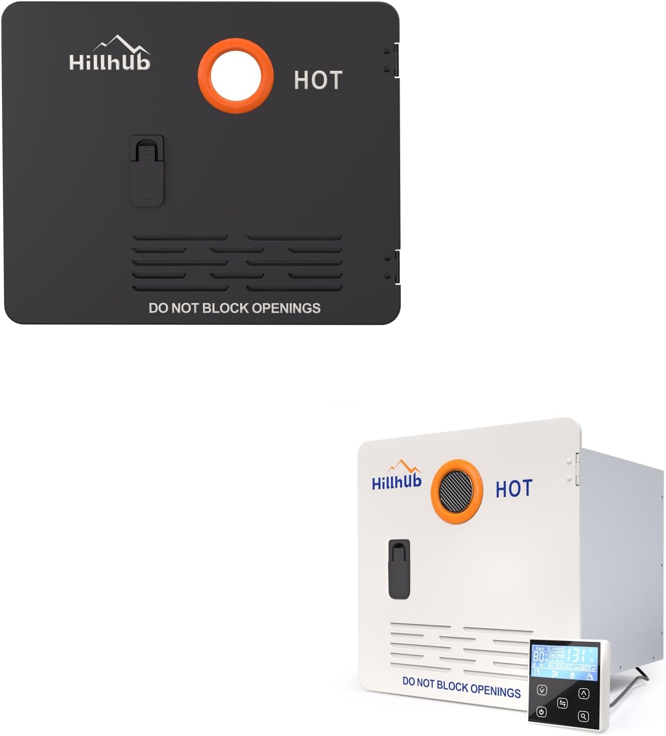 3.9 GPM RV Tankless Water Heater (Included 15x15 Inch White Door), Match 15x18 Inch Black Door