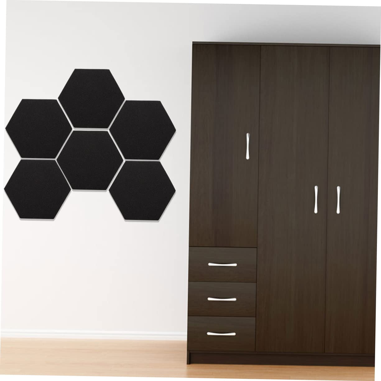 Levemolo Paneles Acústicos Hexagonales de Poliuretano Ignífugo para Paredes y Estudios de Grabación