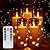 IMAGE Flickering Flameless Candles Battery Operated, Acrylic Shell Pillar 3D Wick LED Candles with 11-Key Remote Control Timer for Wedding Christmas Home Decor Set of 5,Grey