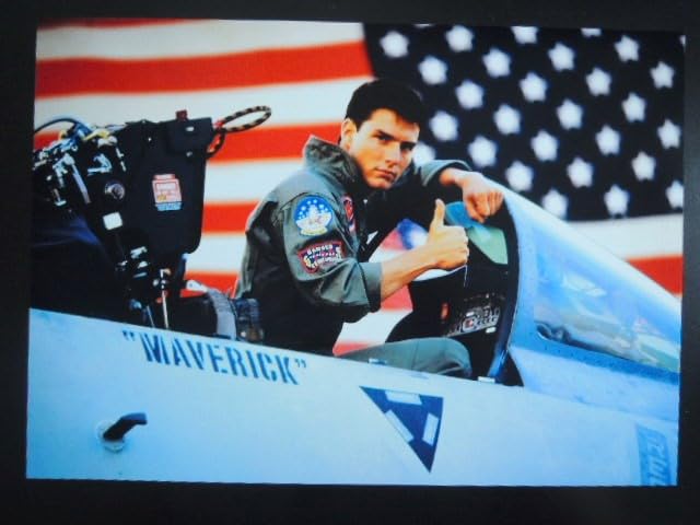 Amazon.co.jp: A4 額付き ポスター TOP GUN トムクルーズ Tom