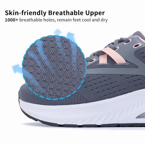 Wide Toe Box Shoes Women Arch Support Walking Shoes Plantar Fasciitis Orthotic Tennis Sneakers4
