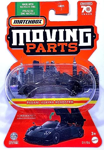 Matchbox Pagani Huayra Roadster 2023 voiture de collection Moving Parts 31/54 miniature métal