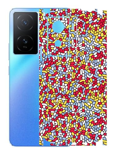 Image of AtOdds - VIVO IQOO Z7 (5G) Mobile Back Skin Sticker - Lamination - Rear Screen Guard Protector Film Wrap (Coverage - Back+Camera+Sides) (Design - Beans)