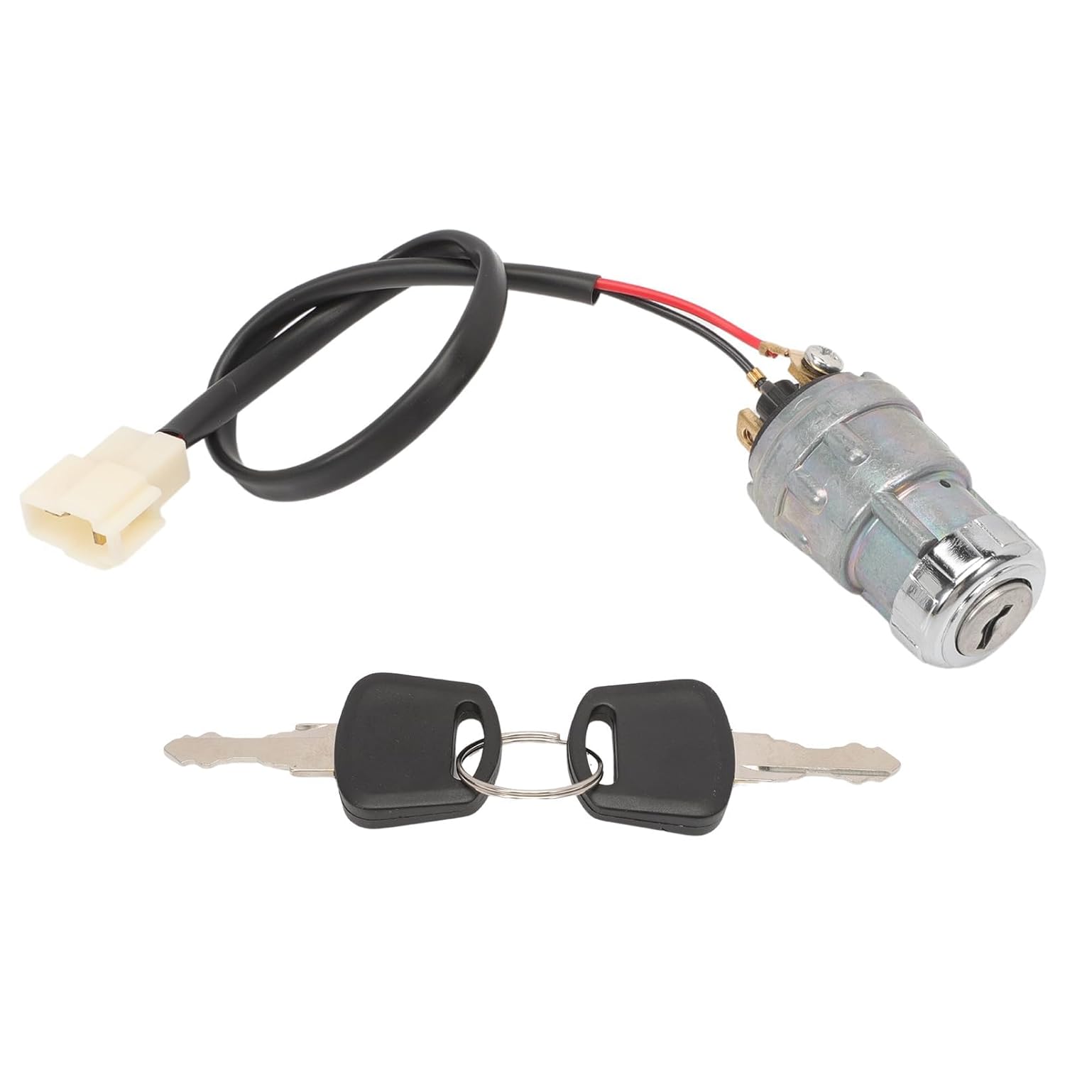 Ignition Switch Assembly with Keys for Evolution Golf Cart 2.04.0028 for HDK Evolution EV Classic Carrier Forester Turfman Accessories