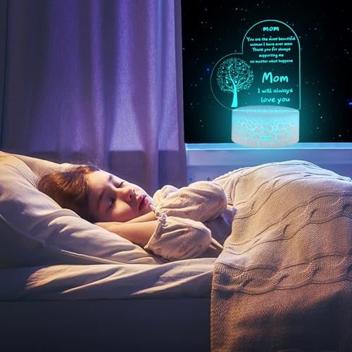 Image of Rarasy Gifts for Mothers: Thanksgiving, Birthday, Mother's Day - 3D Night Lights for Room Decoration