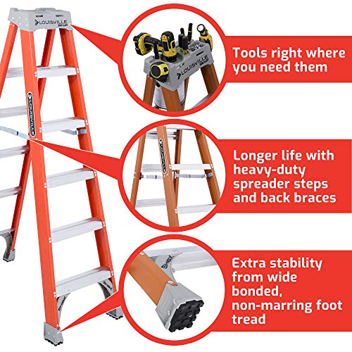 Louisville 6' Fiberglass Step Ladder
