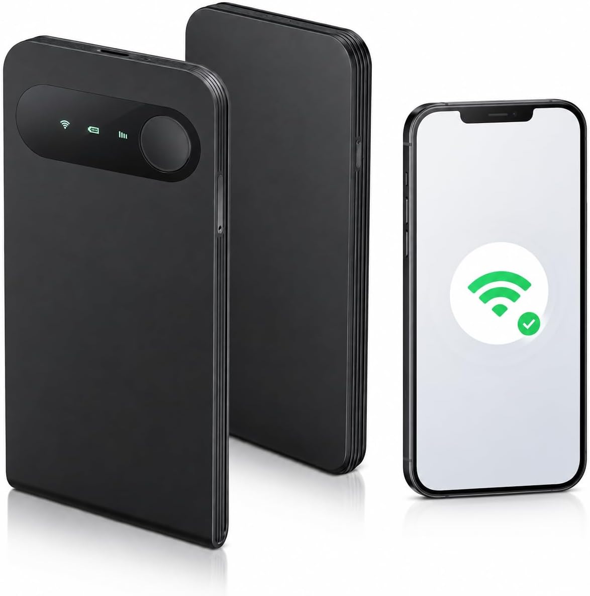 ECOVOX E1 Portable 4G LTE WiFi Hotspot, SIM-Free Mobile Router, Cloud SIM