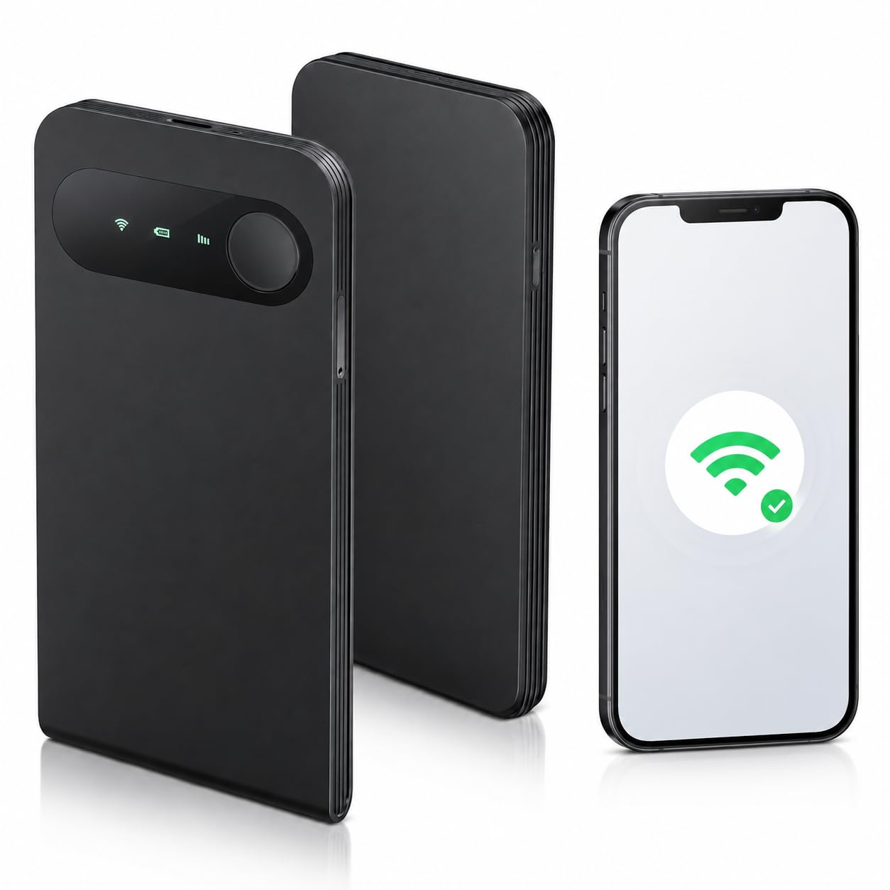 ECOVOX E1 Routeur WiFi Mobile 4G LTE sans Carte SIM, Hotspot WiFi Portable Cloud SIM avec Forfaits Via App, Connecte Jusqu’à 9 Appareils, pour Voyage et Télétravail