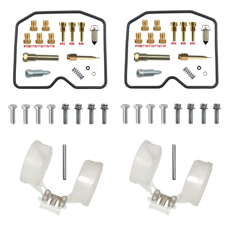 Kit carburateur KLE500-A flotteur gicleur 108 110 35 pour rénovation Keihin CVK34 500cc
