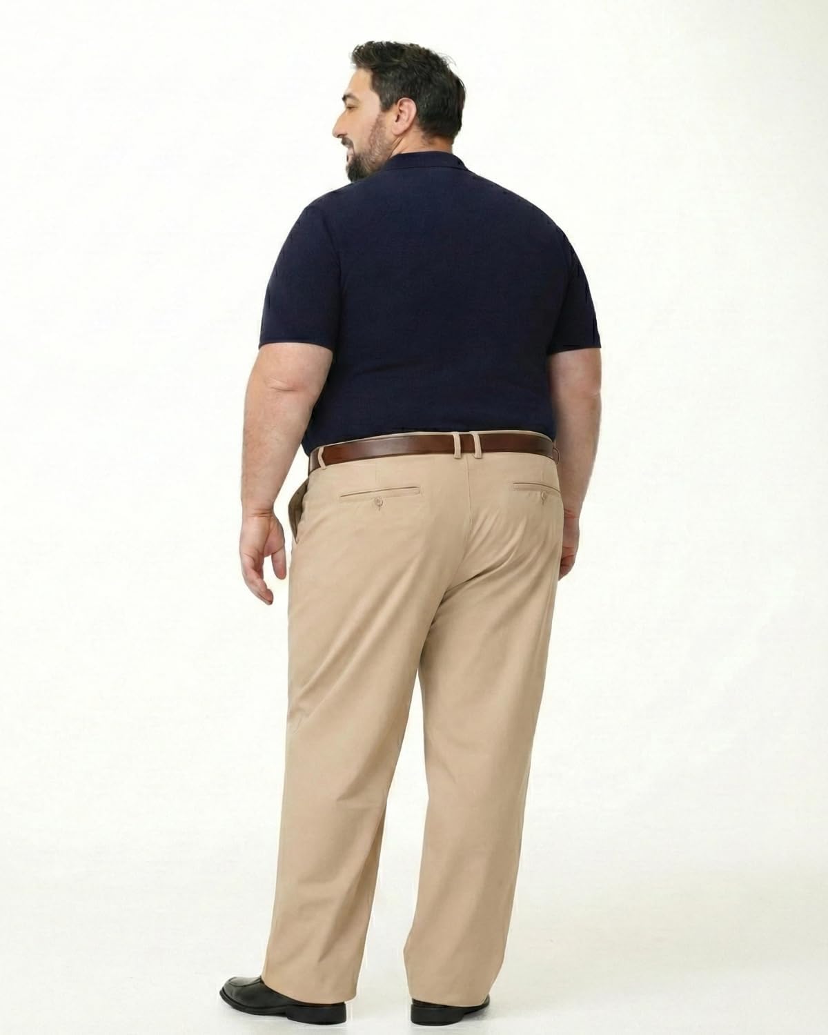 Mens Classic Fit Golf Pants Stretch Dress Pants 30''/32''/34'' Lightweight Casual Suit Pants with Pockets - Image 7