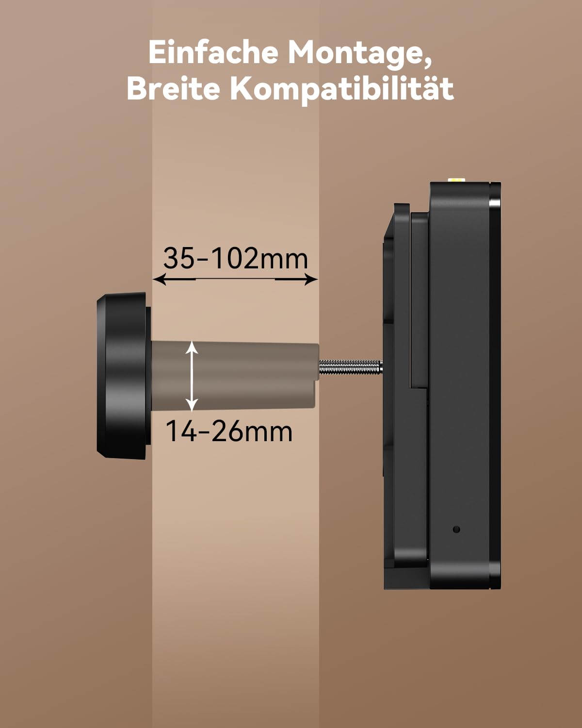 Imou 3K/5MP WLAN Türspion Kamera mit 4,3" Farbbildschirm, 4800mAh Akku