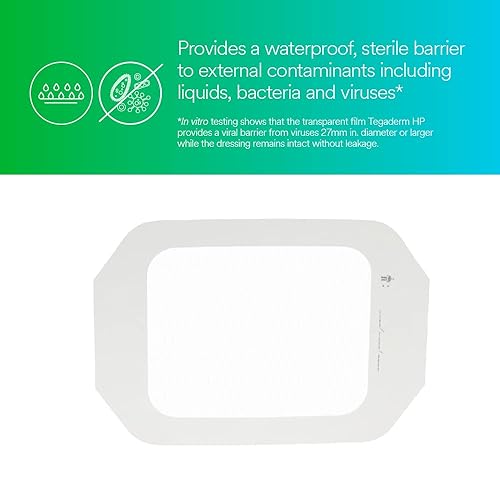 Miniatura 2 de 3M Tegaderm Diamond Pattern Film Dressing, 1686, 4 in x 4-34 in (3.9 in x 4.7 in), 50ct, 4 ctcaja