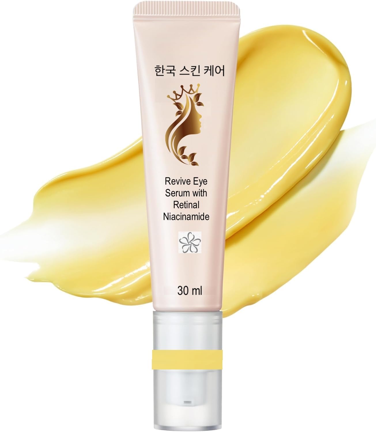 Korean Eye Serum with Retinal Niacinamide Correction for Puffy Eye Bags Fine Lines Dark Circles Wrinkles, Korean Skin Care 30ml, 1 fl.oz