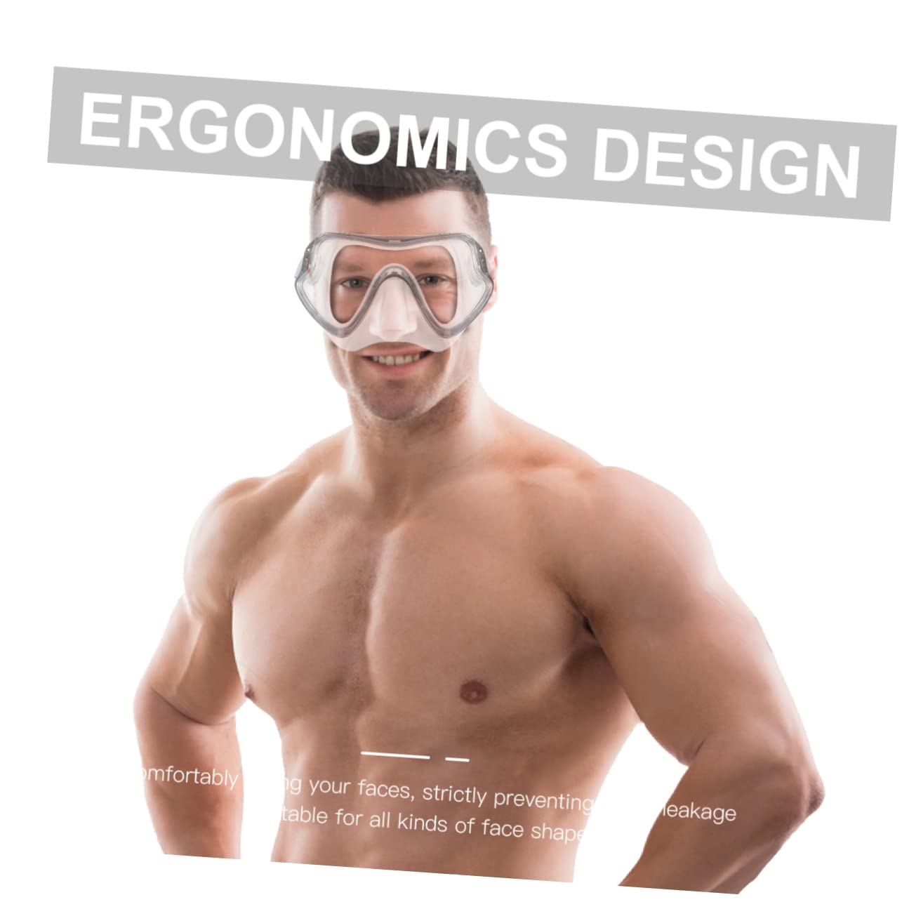 Set Maschera Snorkeling in Silicone Nero per Uomo e Donna | Meccanismo di Scarico Unidirezionale, Fibbia Robusta, Uso per Nuoto e Snorkeling