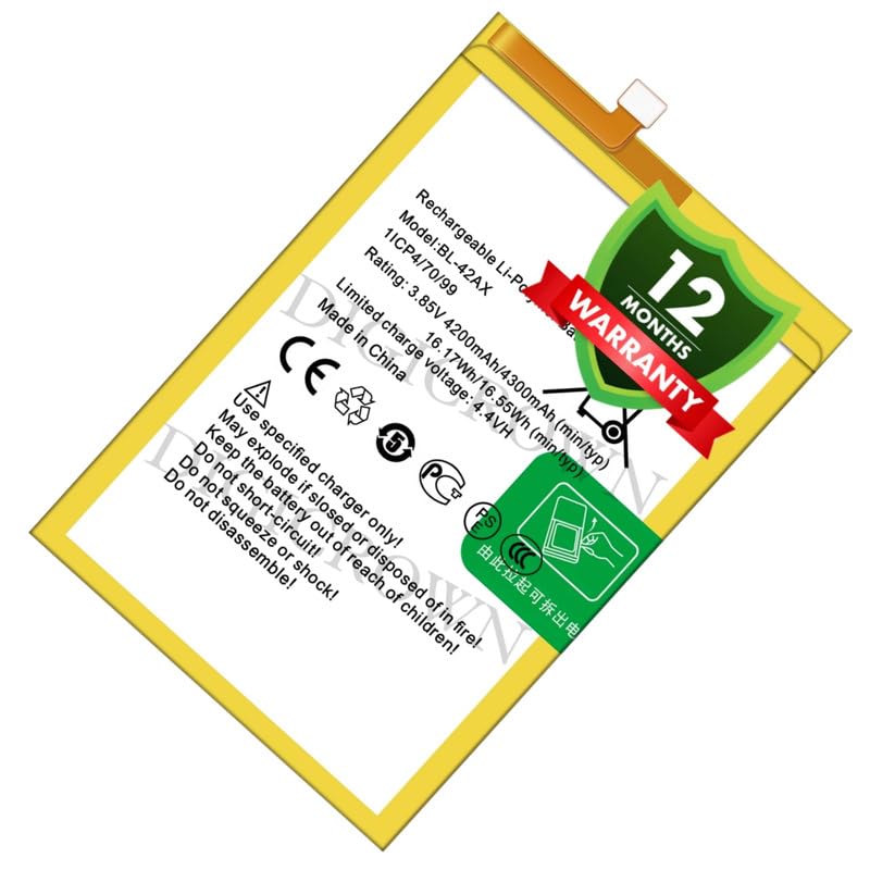 Image of Original BL-42AX Battery Compatible for Infinix Note 4 (X572, X572-LTE) - (4300mAh) - 1 Year Warranty